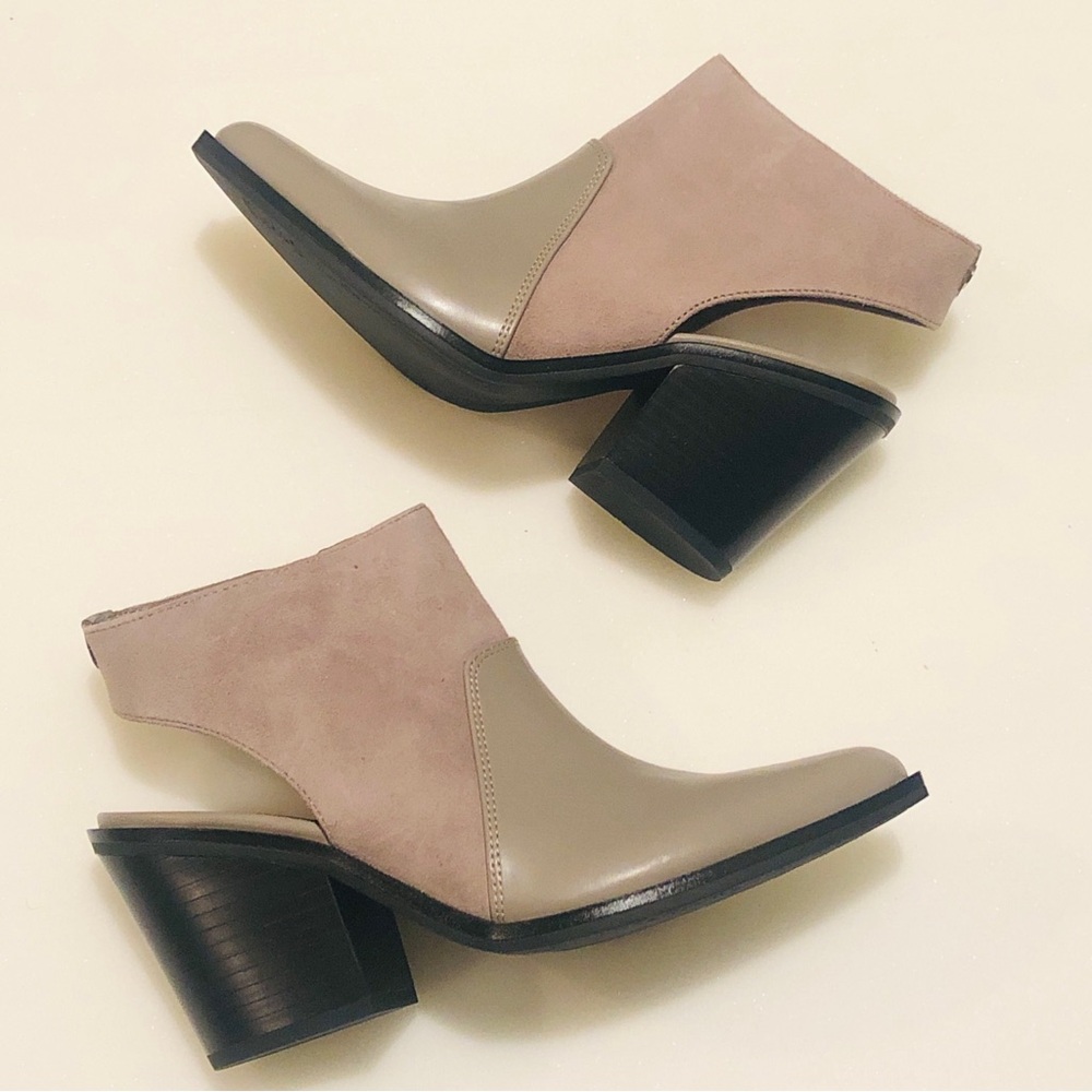 Circus by Sam Edelman Taupe Heeled Booties 7.5